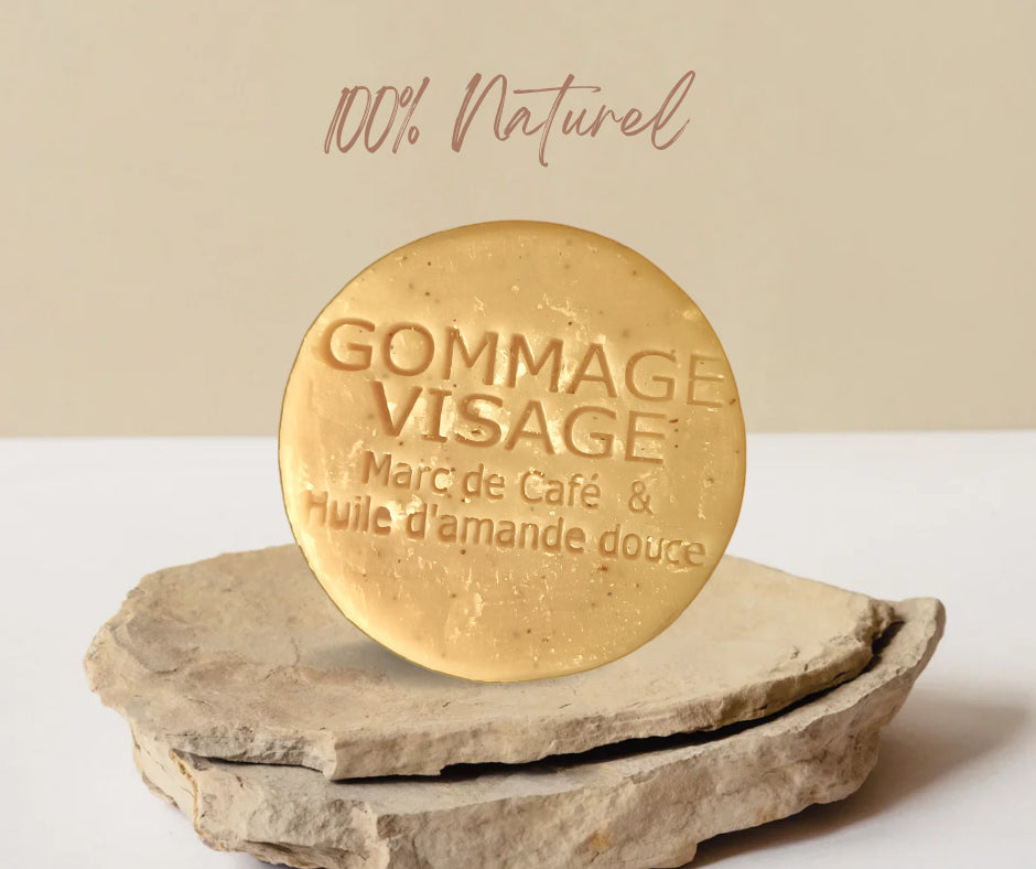 Savon exfoliant visage au marc de café - 100g